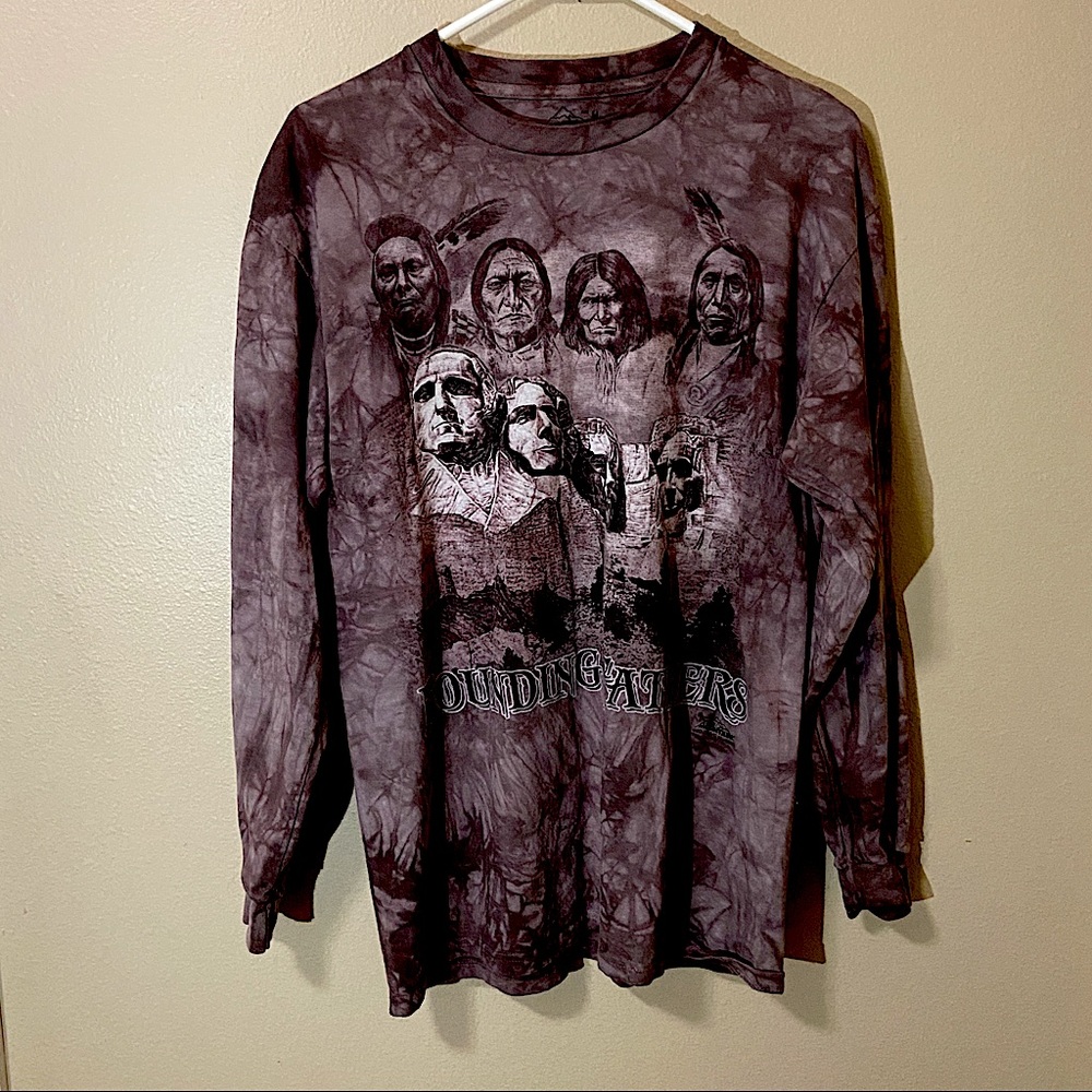 The Mountain Adult Long SleeveT-Shirt The Founders